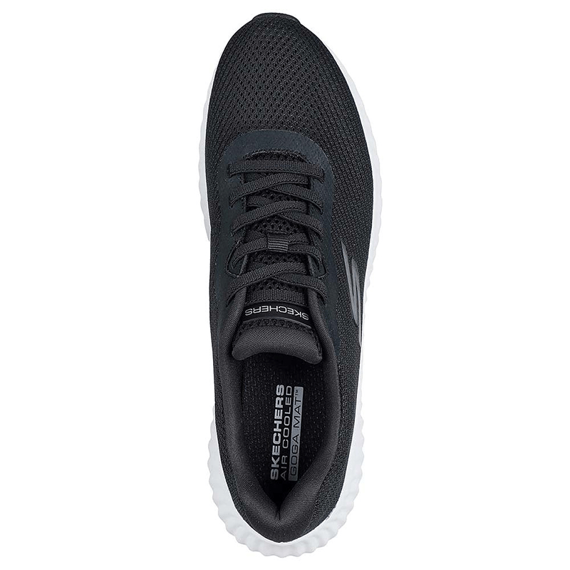 Tenis Running Skechers Go Run Consistent para Mujer - Negro/Blanco | Ref. 129368