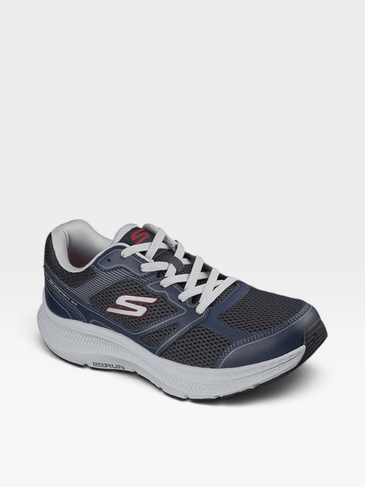 Tenis de running oklahoma Skechers para hombre en color azul navy con malla transpirable y suela de amortiguación