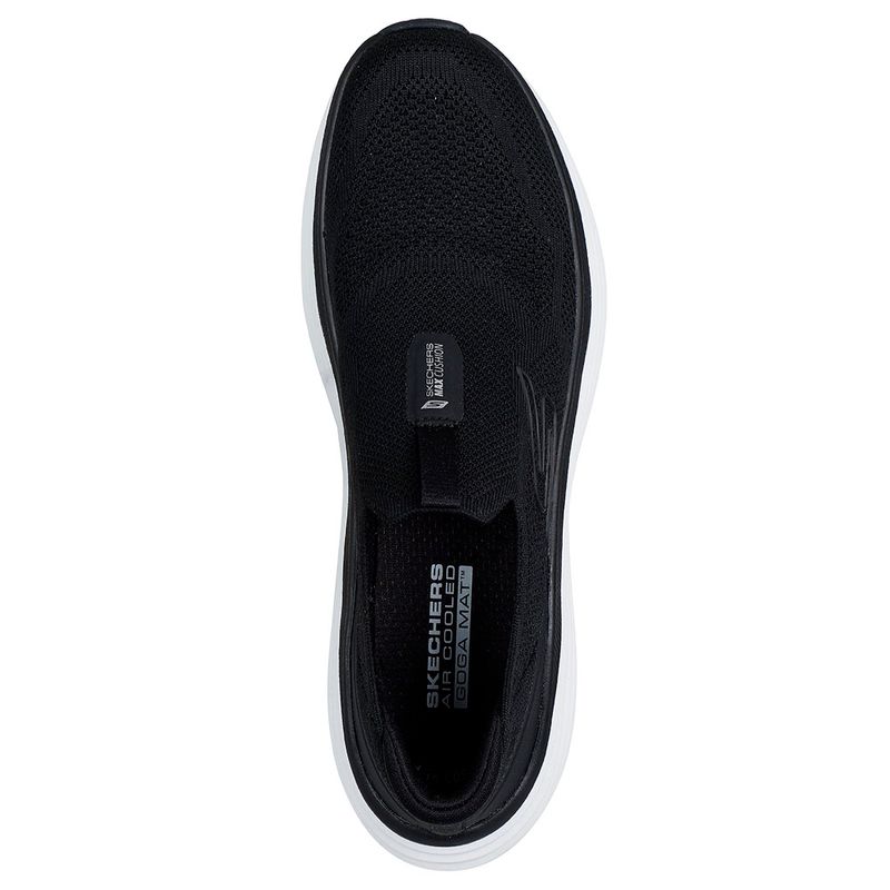 Tenis Running Skechers Go Run Consistent para Mujer - Negro/Blanco | Ref. 129481