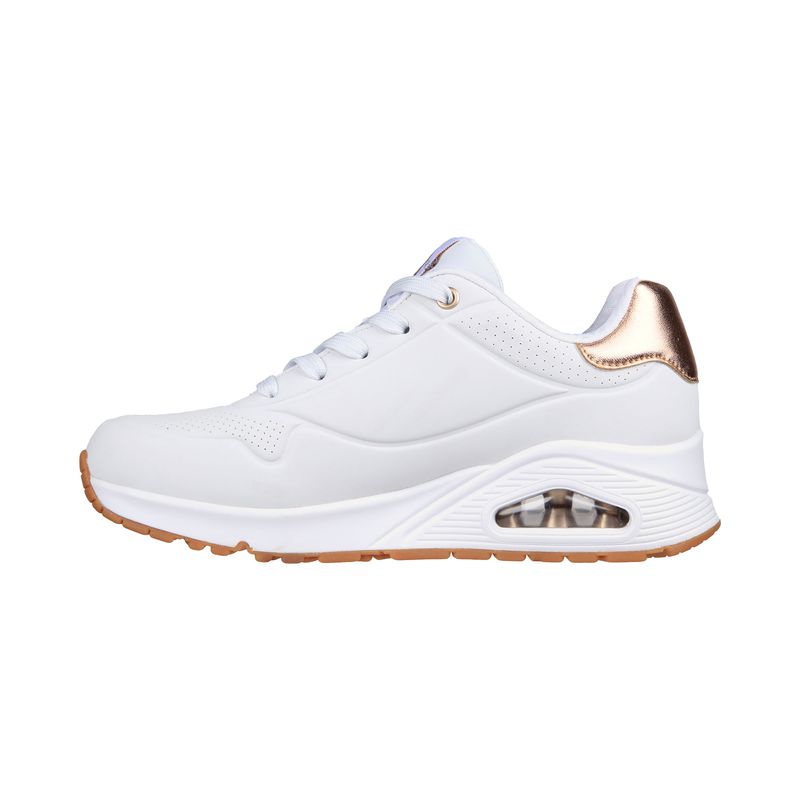 Tenis Skechers Uno Goldenair para Mujer - Blanco | Ref. 177094