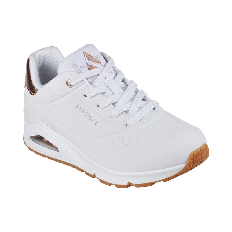 Tenis Skechers Uno Goldenair para Mujer - Blanco | Ref. 177094