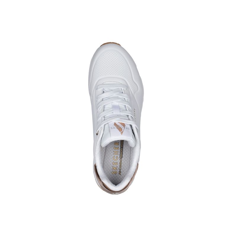 Tenis Skechers Uno Goldenair para Mujer - Blanco | Ref. 177094