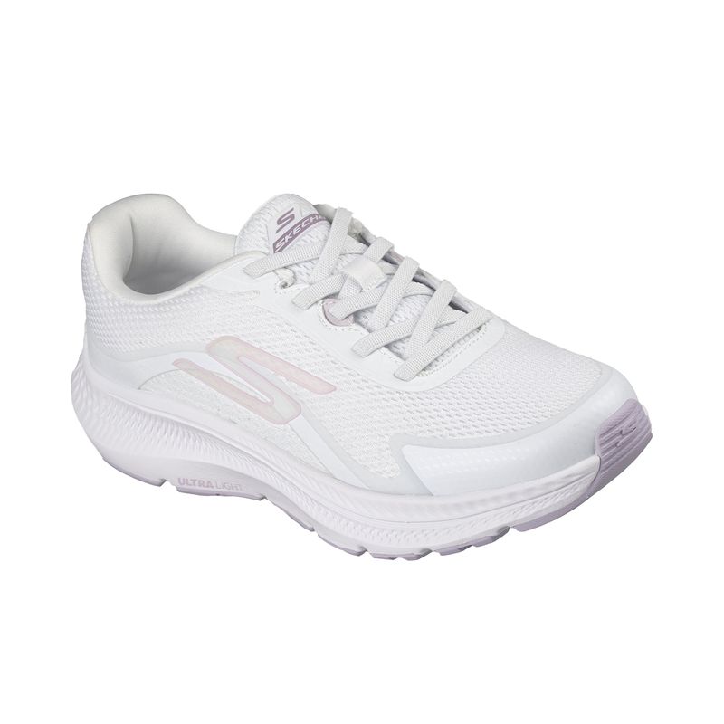 Tenis Running Skechers Go Run Consistent 2.0 para Mujer - Blanco/Lavanda | Ref. 128650