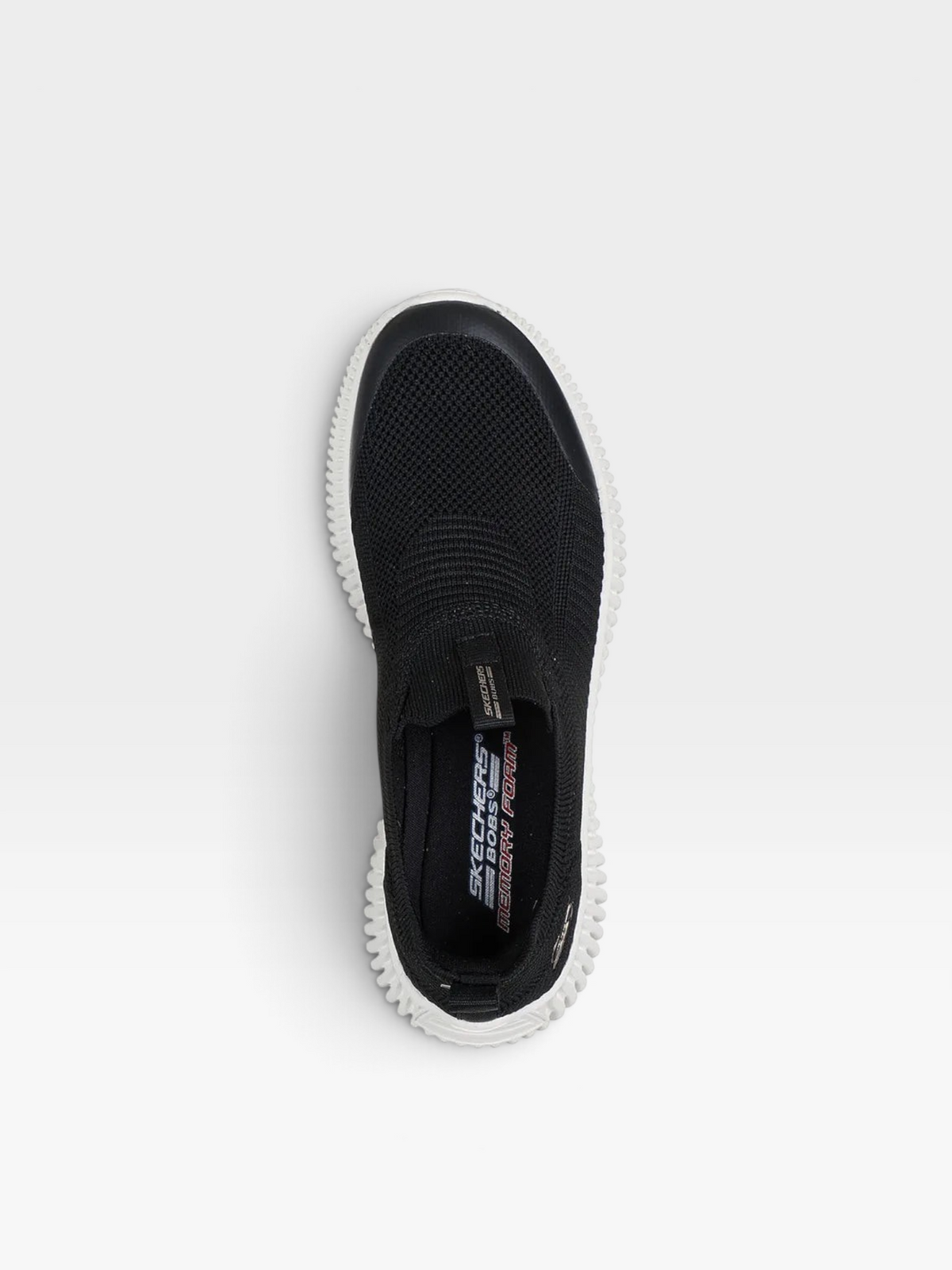 Tenis Skechers para mujer en color negro con plantilla Memory Foam, disponibles en oklahoma