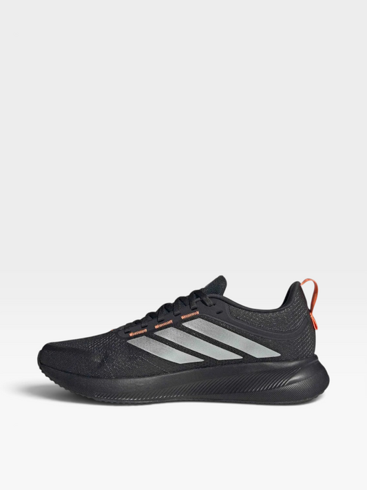 Tenis de running oklahoma Adidas RunBlaze negros con malla transpirable y detalles en naranja para hombre