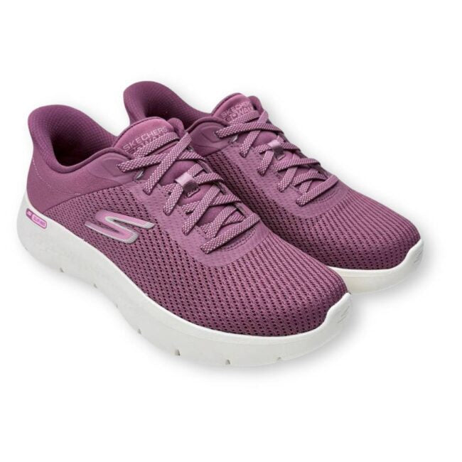 Tenis Skechers Go Walk Flex para Mujer - Vino | Ref. 125516