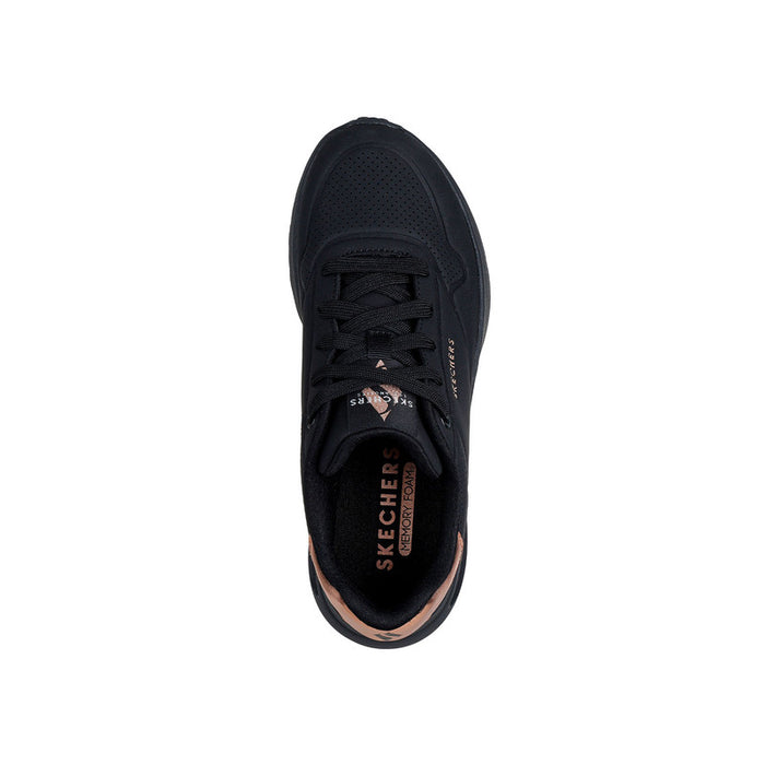 Tenis Skechers Embossed Dural para Mujer - Negro | Ref. 177291