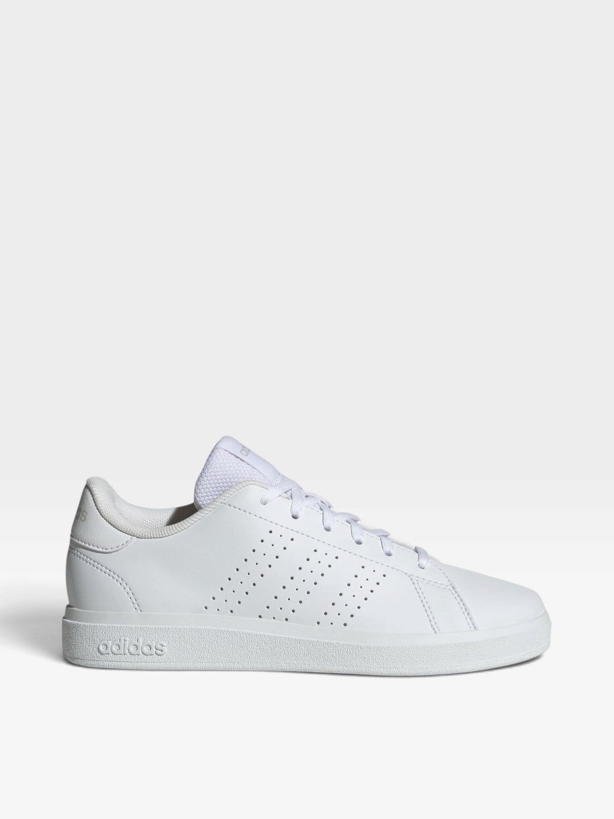 Tenis oklahoma Advantage Base 2.0 blancos de estilo casual con perforaciones laterales y suela de goma