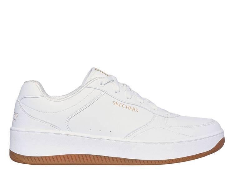 Tenis Running Skechers Sport para Hombre - Blanco/Navy/Rojo | Ref. 254011