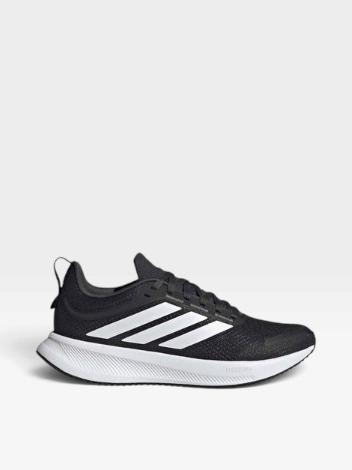 Zapatillas de running oklahoma Adidas Runblaze para mujer en color negro con las tres bandas blancas laterales