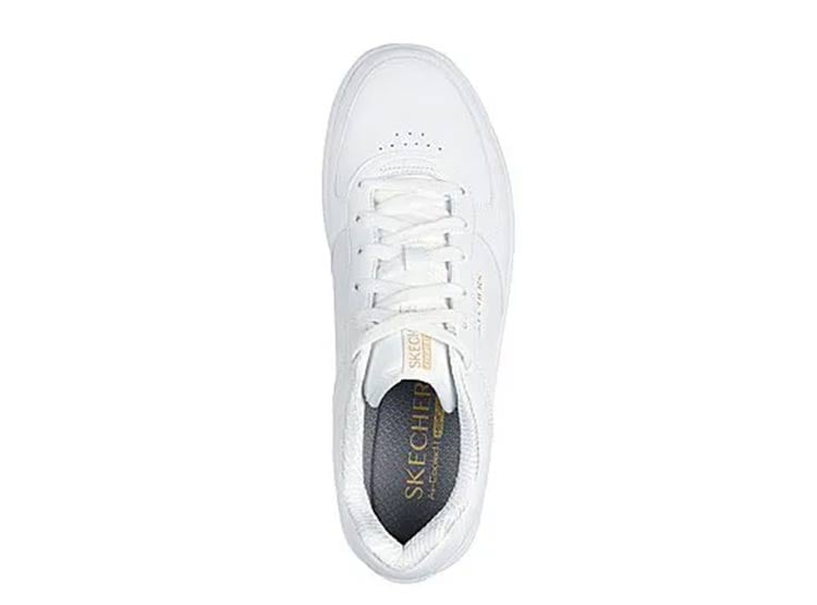 Tenis Running Skechers Sport para Hombre - Blanco/Navy/Rojo | Ref. 254011