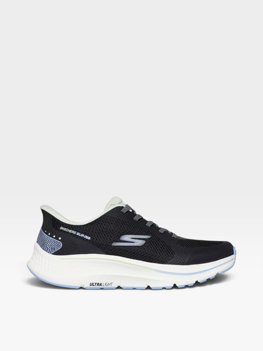 Tenis de running oklahoma Skechers Go Run Consistent negros con malla transpirable y suela amortiguada Ultra Light
